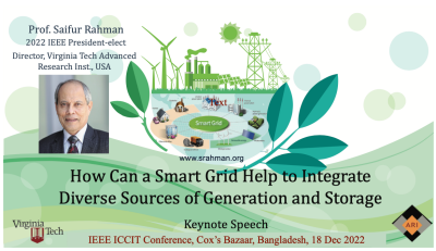 How Can a Smart Grid Help to Integrate Diverse Sources of Generation and Storage